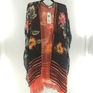 Save The Ocean Hot Coral Shawl